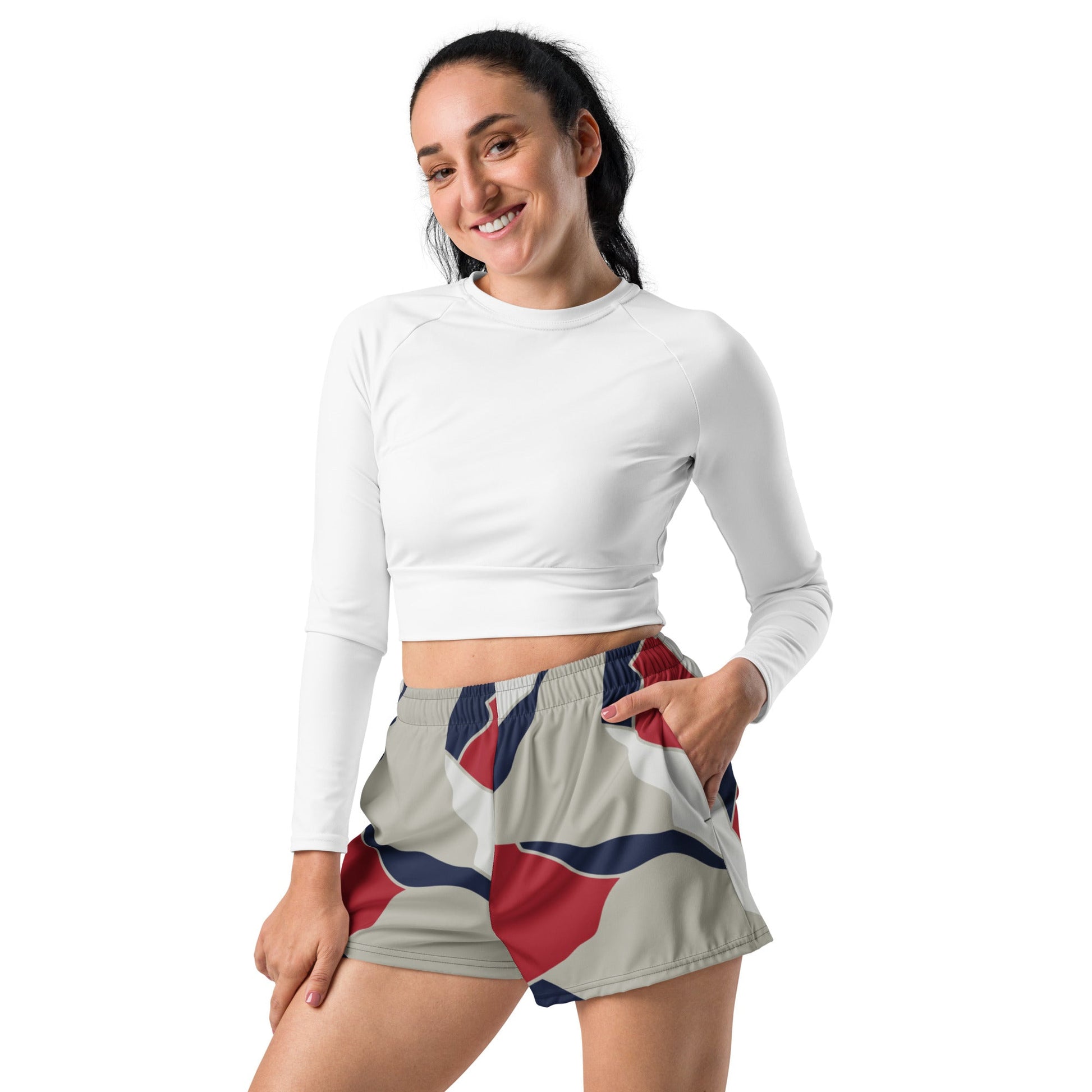American Patriot Turtle Shell CAMO Unisex Athletic Shorts