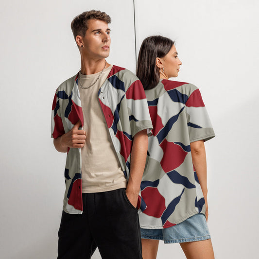 American Patriot Turtle Shell CAMO Unisex Baseball Jersey - 2XS