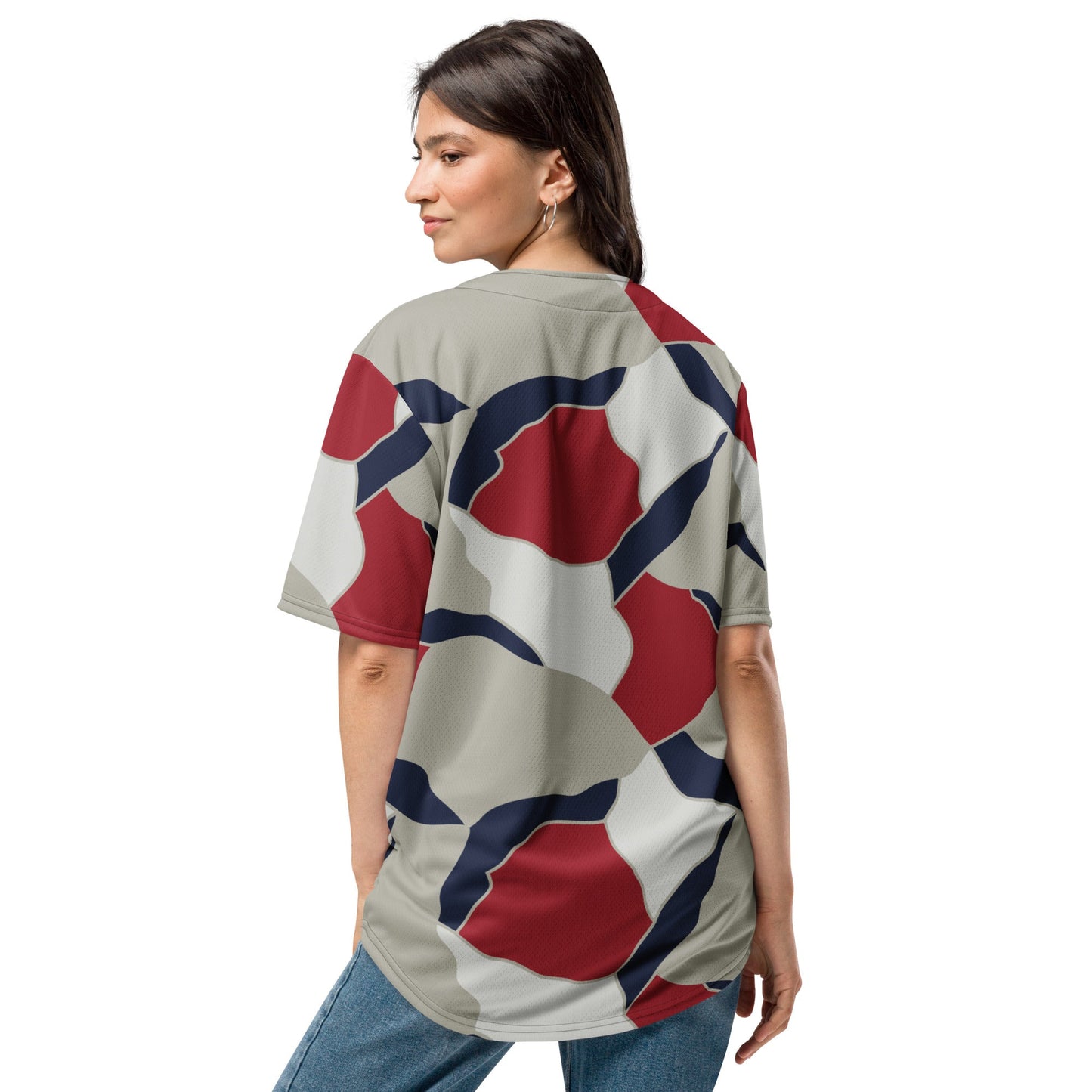 American Patriot Turtle Shell CAMO Unisex Baseball Jersey