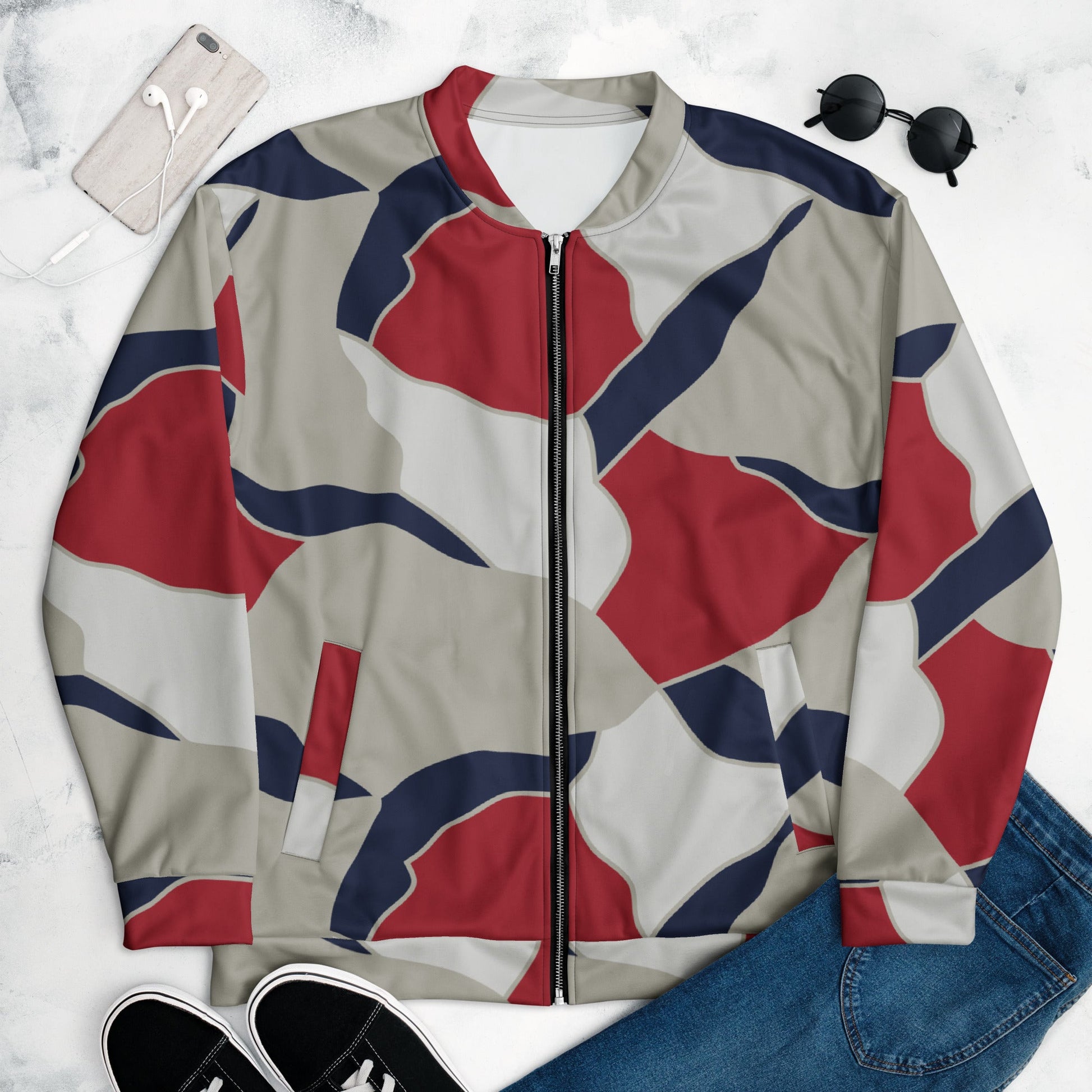 American Patriot Turtle Shell CAMO Unisex Bomber Jacket