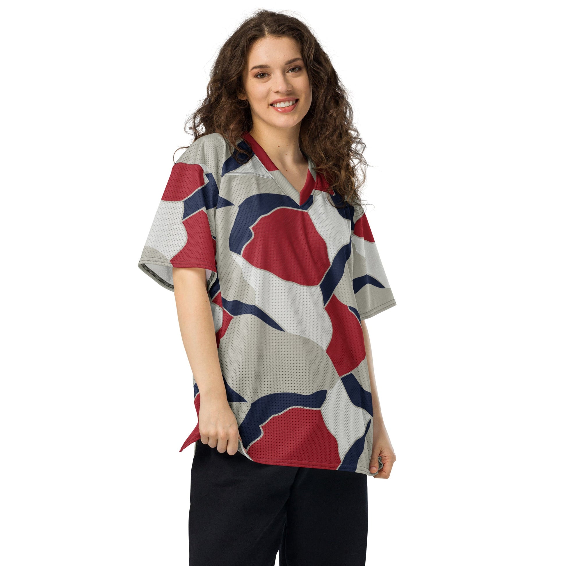 American Patriot Turtle Shell CAMO Unisex Football Jersey