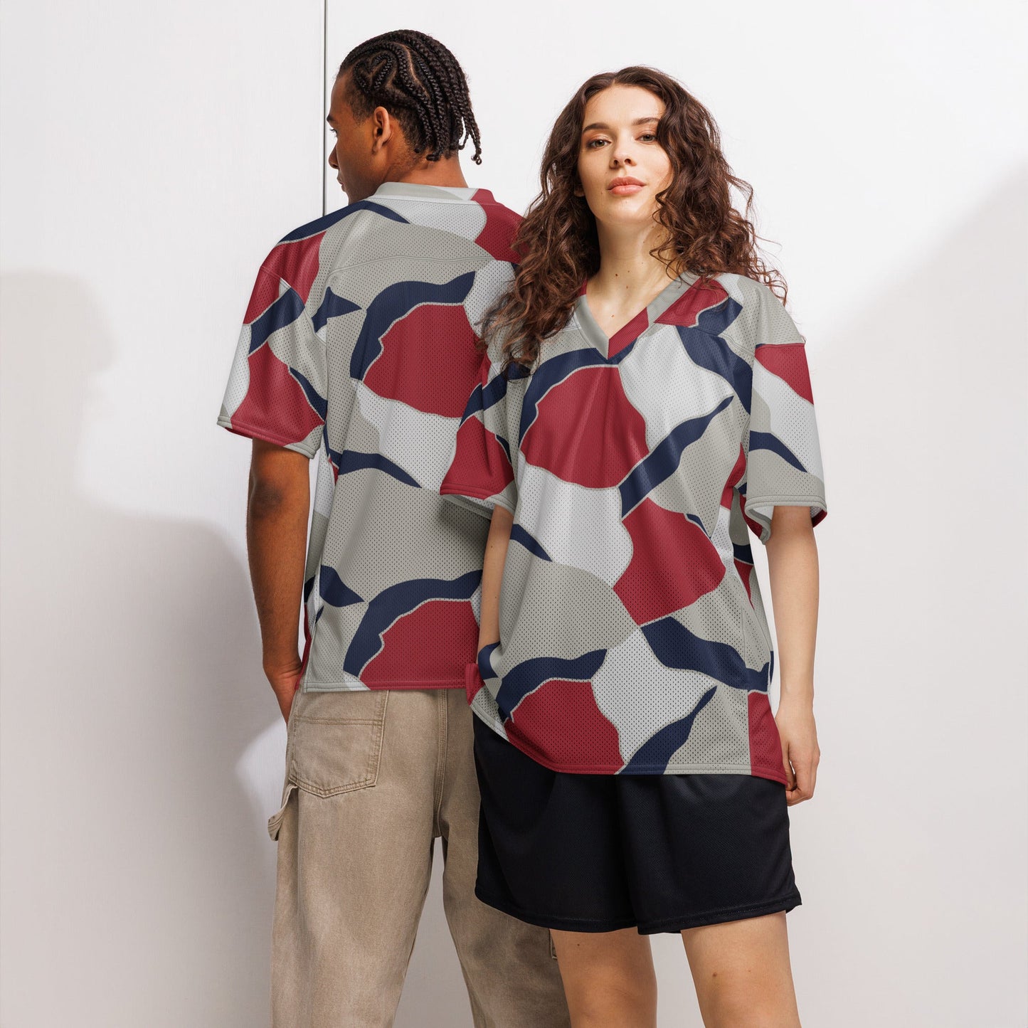 American Patriot Turtle Shell CAMO Unisex Football Jersey