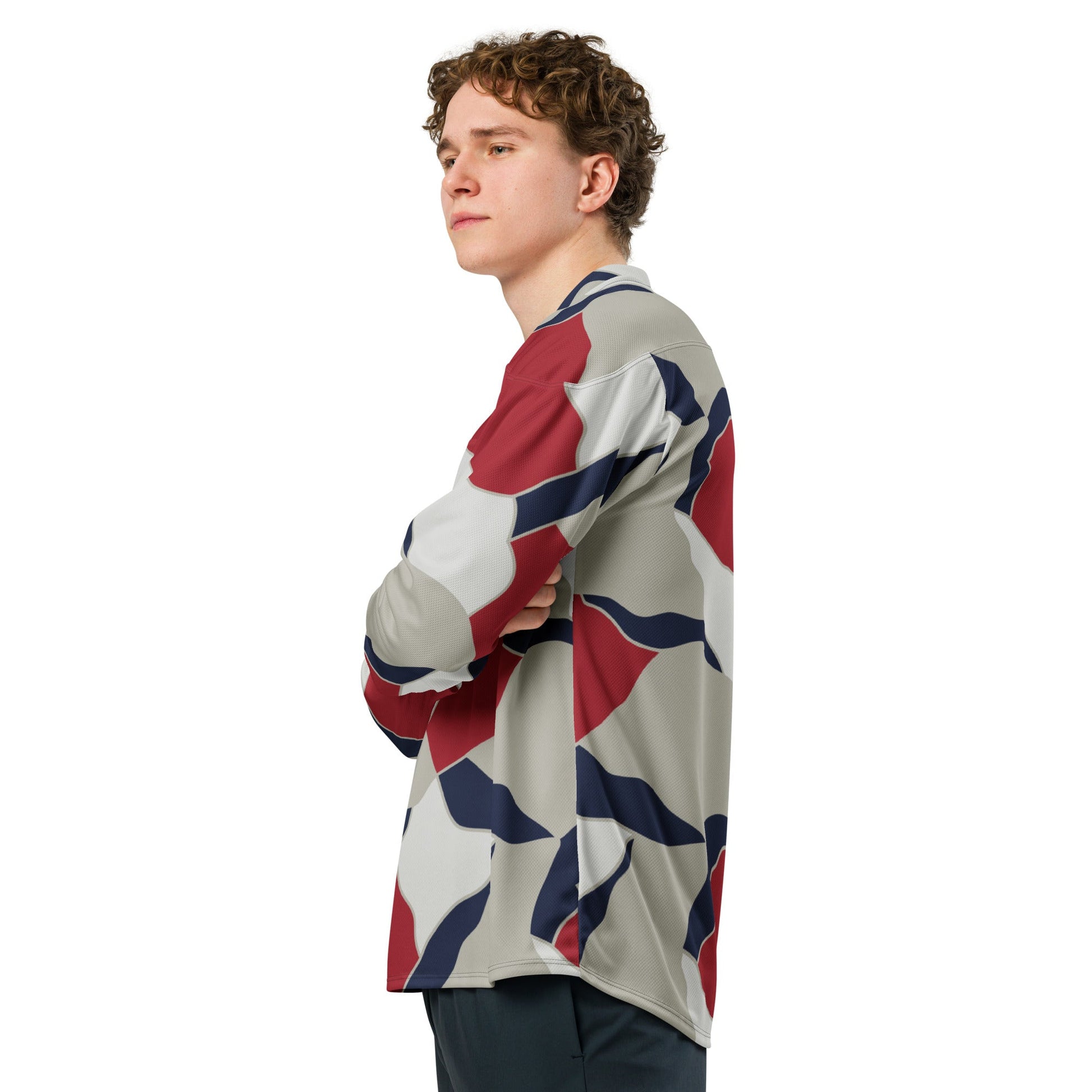 American Patriot Turtle Shell CAMO Unisex Hockey Fan Jersey - 2XS