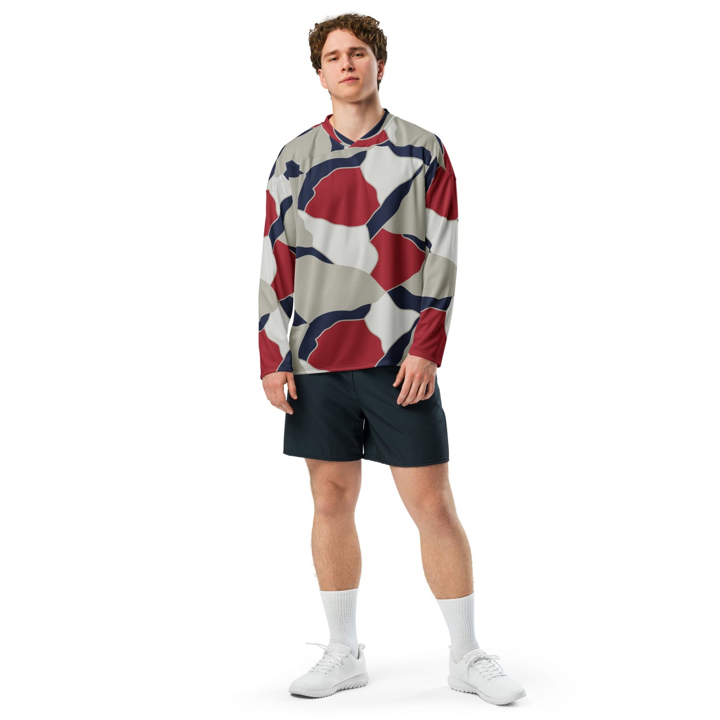 American Patriot Turtle Shell CAMO Unisex Hockey Fan Jersey