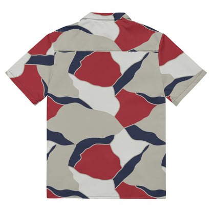 American Patriot Turtle Shell CAMO Unisex Short-Sleeve Button Shirt