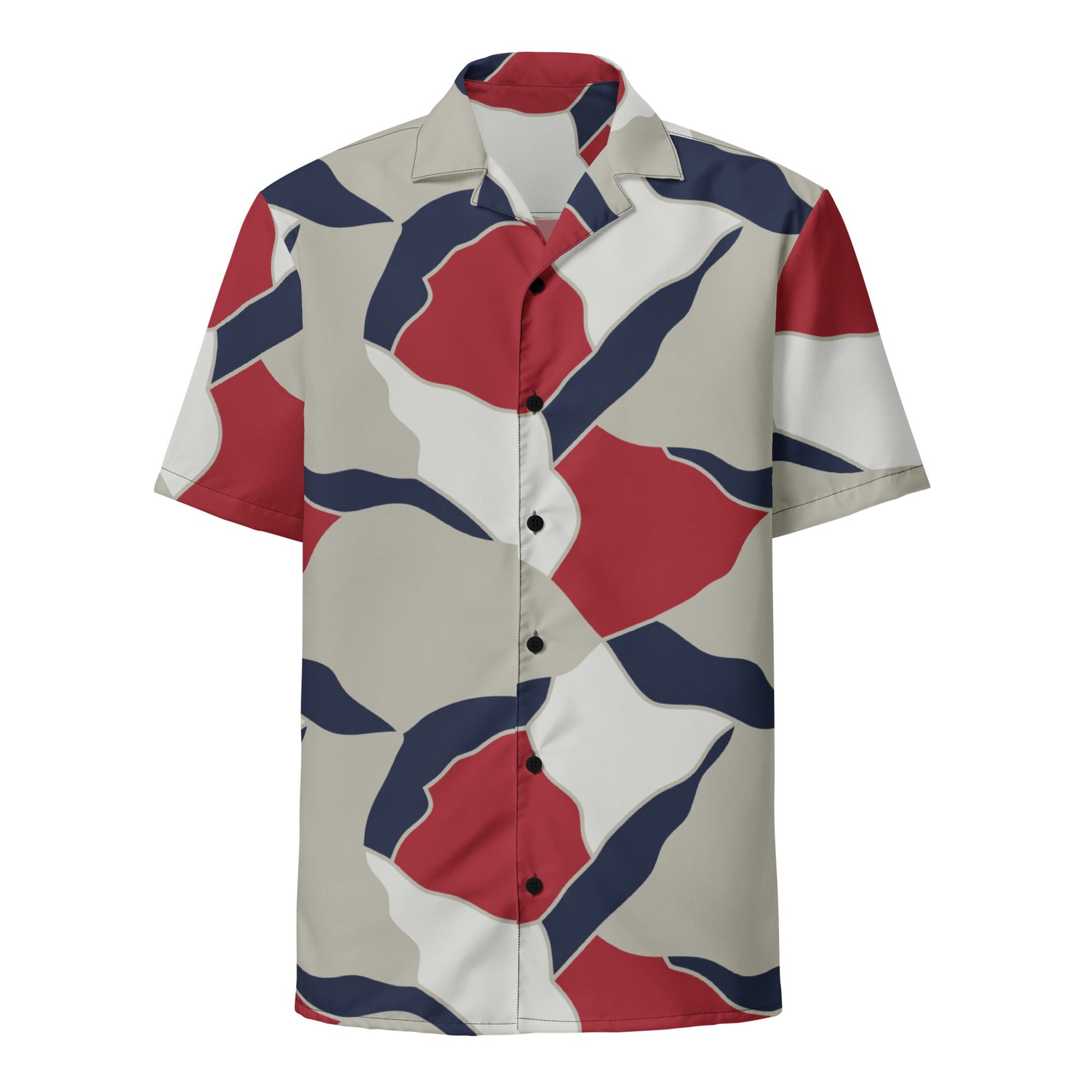 American Patriot Turtle Shell CAMO Unisex Short-Sleeve Button Shirt