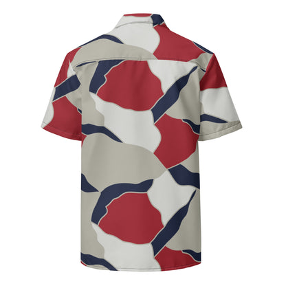 American Patriot Turtle Shell CAMO Unisex Short-Sleeve Button Shirt