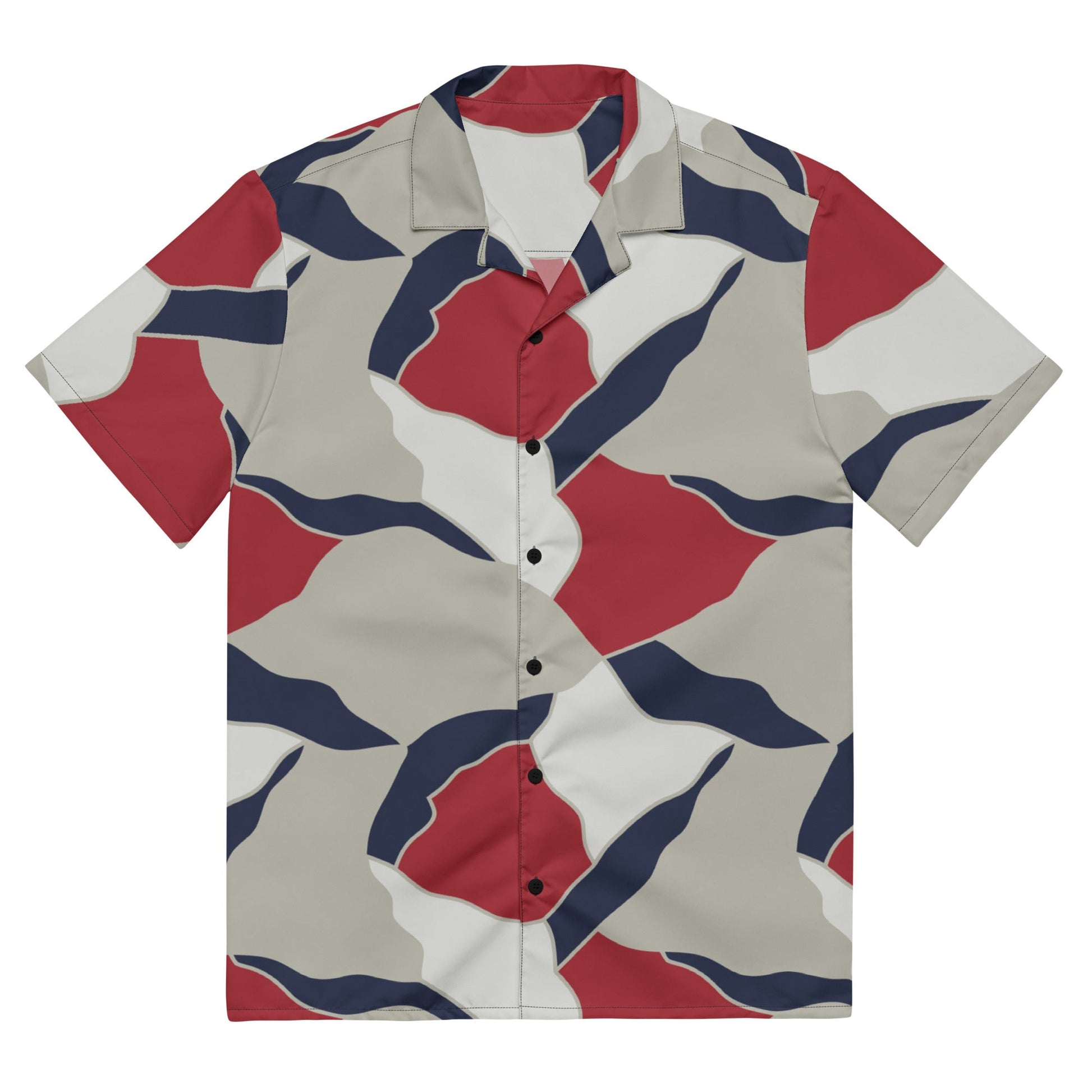 American Patriot Turtle Shell CAMO Unisex Short-Sleeve Button Shirt