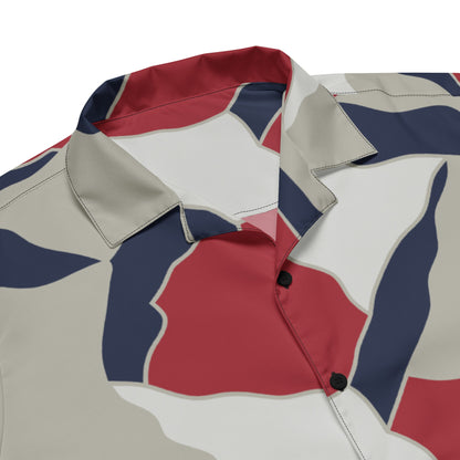 American Patriot Turtle Shell CAMO Unisex Short-Sleeve Button Shirt