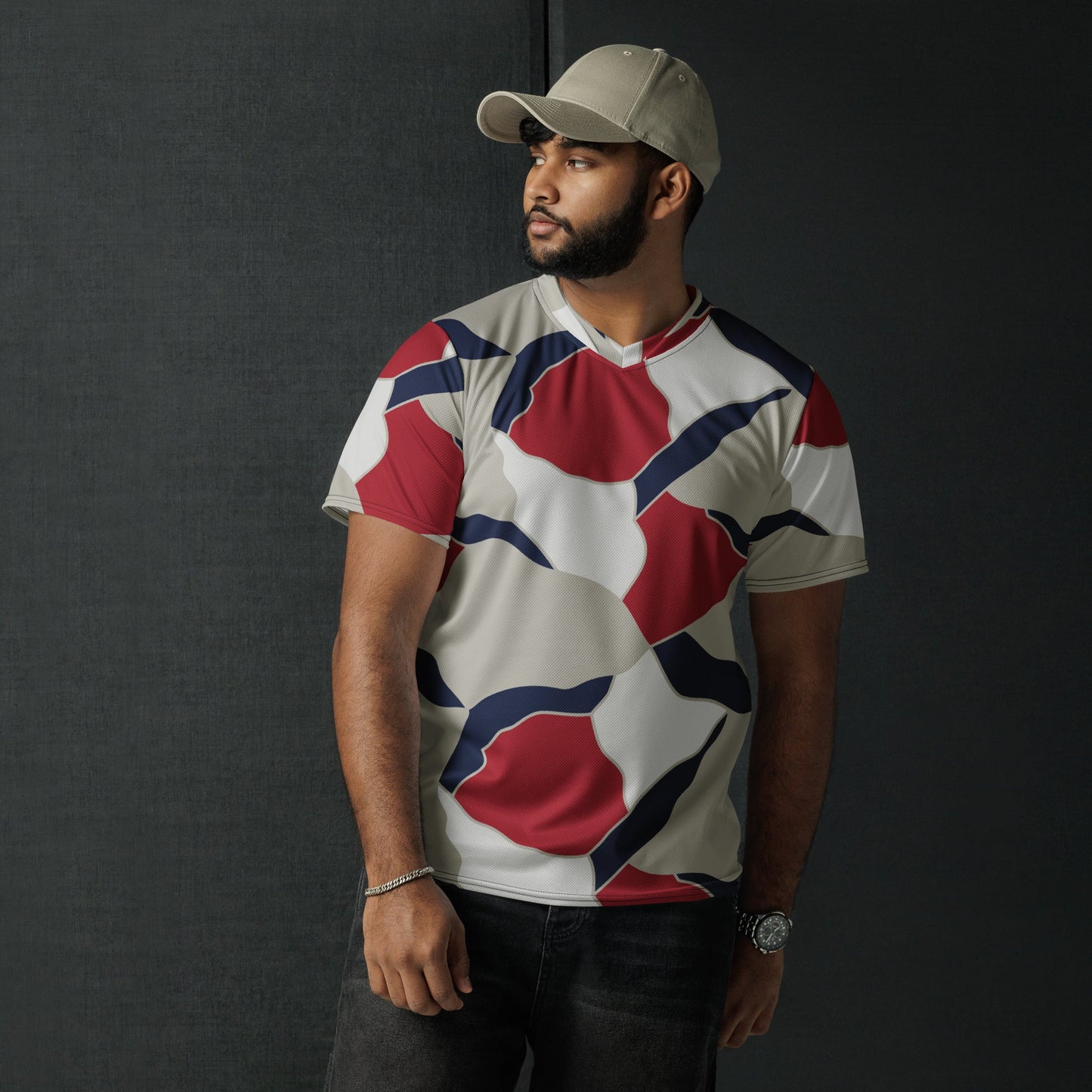 American Patriot Turtle Shell CAMO Unisex Sports Jersey