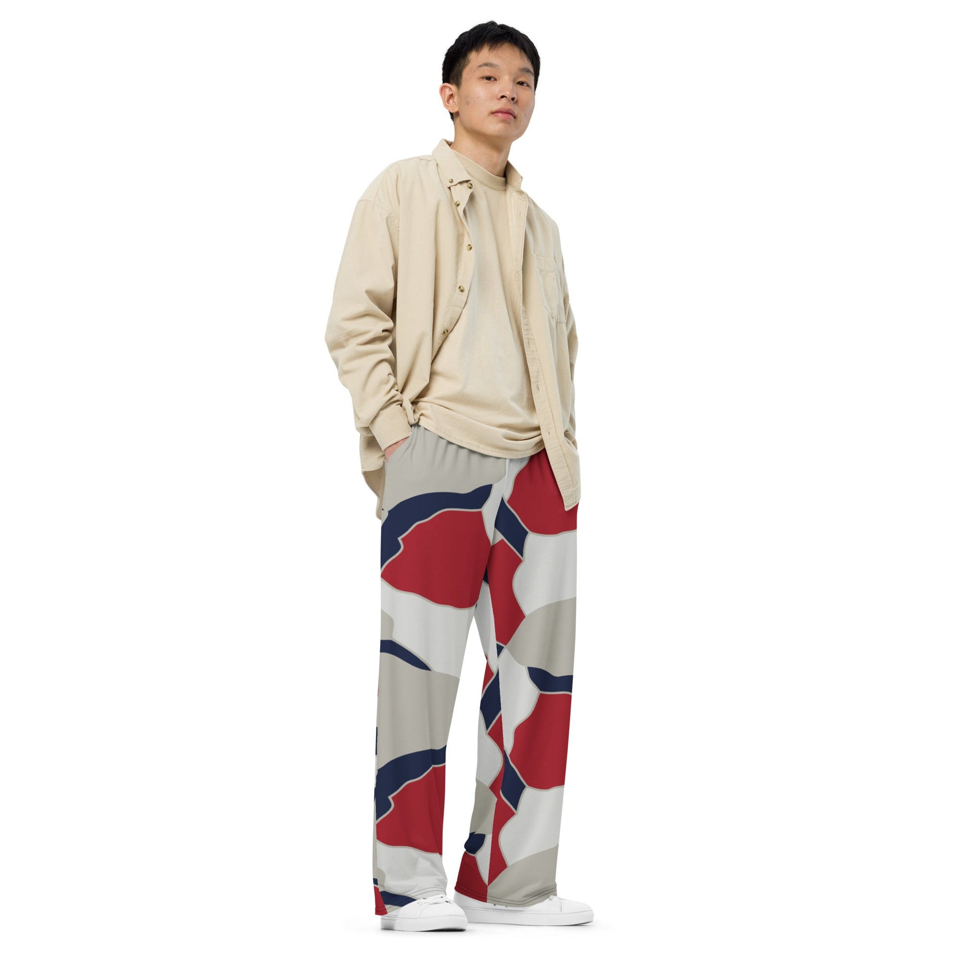 American Patriot Turtle Shell CAMO Unisex Wide-Leg Leisure Pants