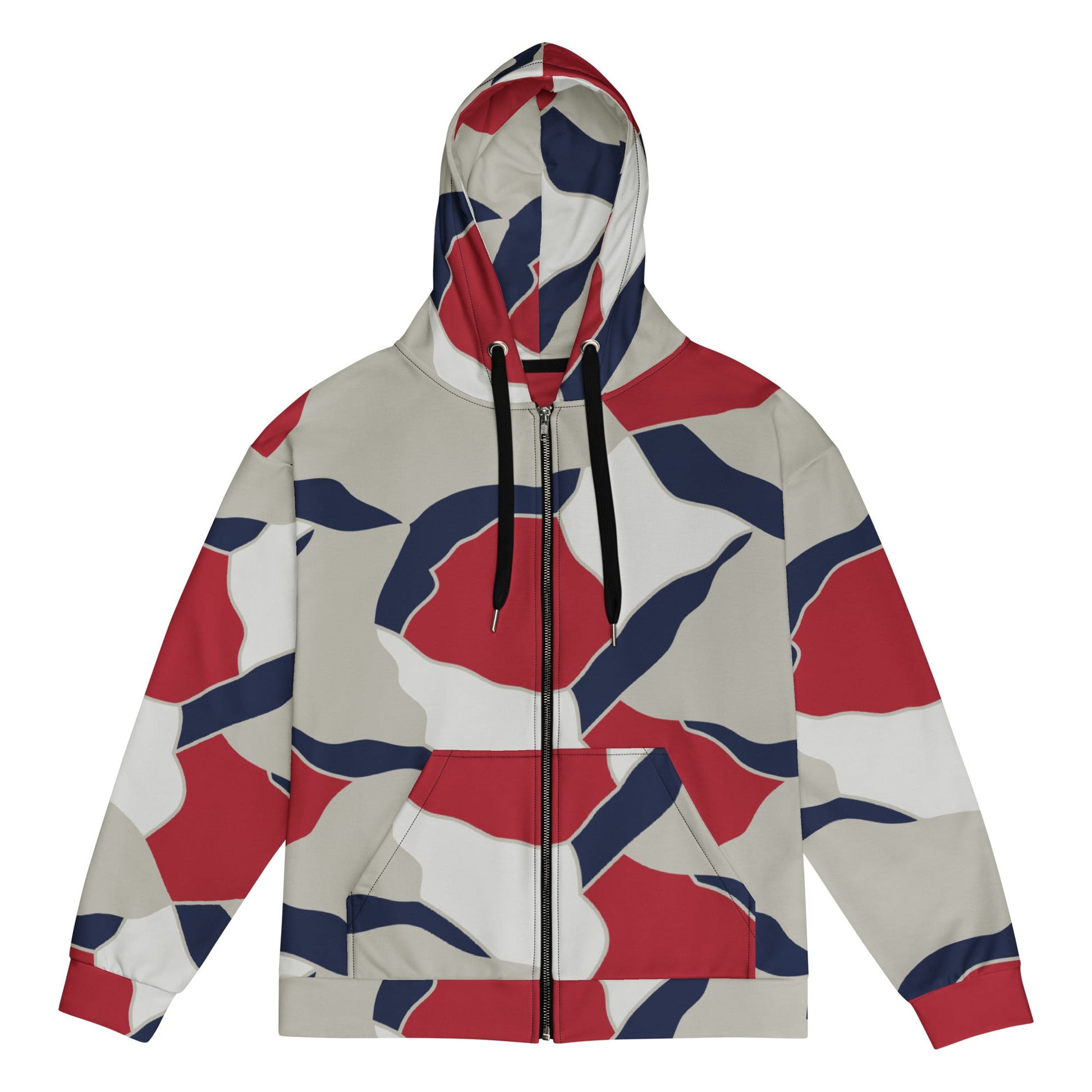 American Patriot Turtle Shell CAMO Unisex Zip Hoodie - 2XS