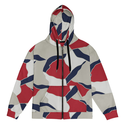 American Patriot Turtle Shell CAMO Unisex Zip Hoodie - 2XS