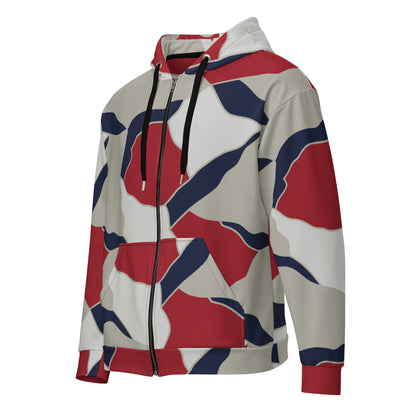 American Patriot Turtle Shell CAMO Unisex Zip Hoodie