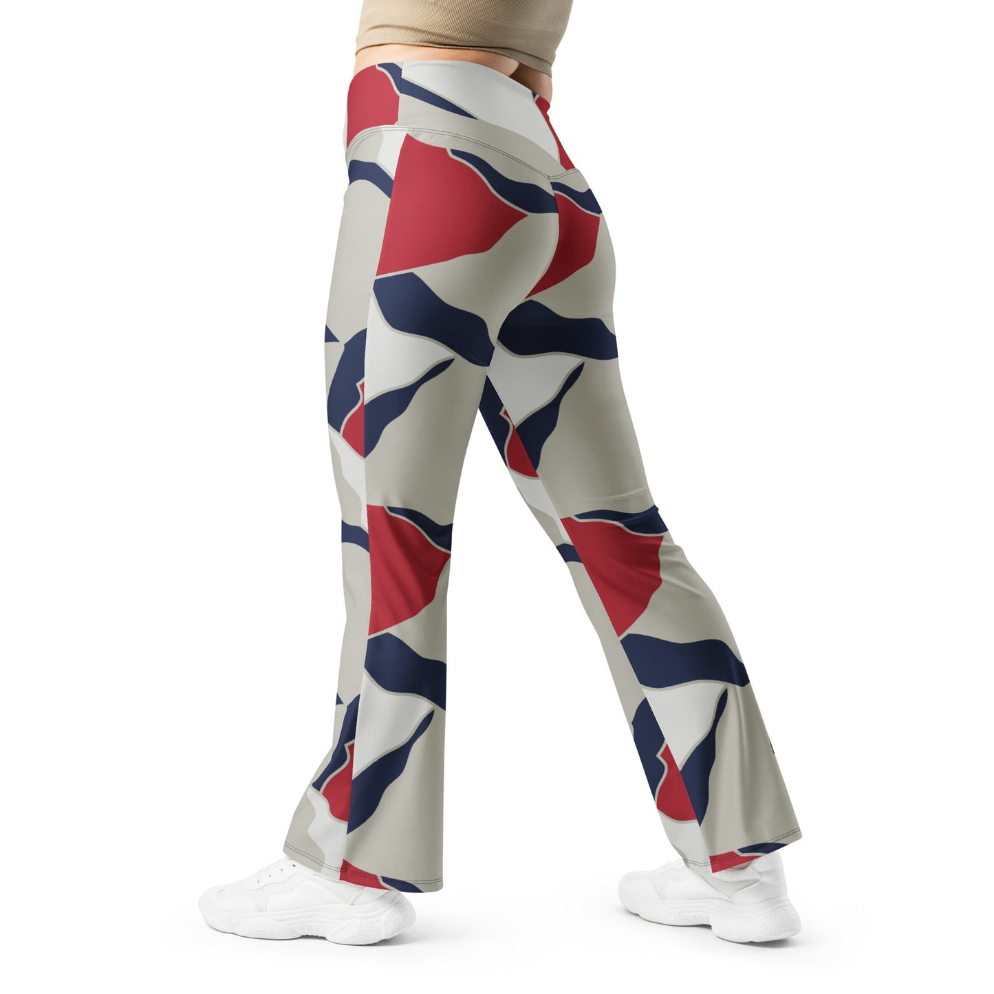 American Patriot Turtle Shell CAMO Womens Flare Leggings - 2XS