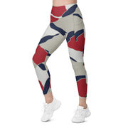 Turtle Shell Patriot CAMO Womens Leggings with Pockets