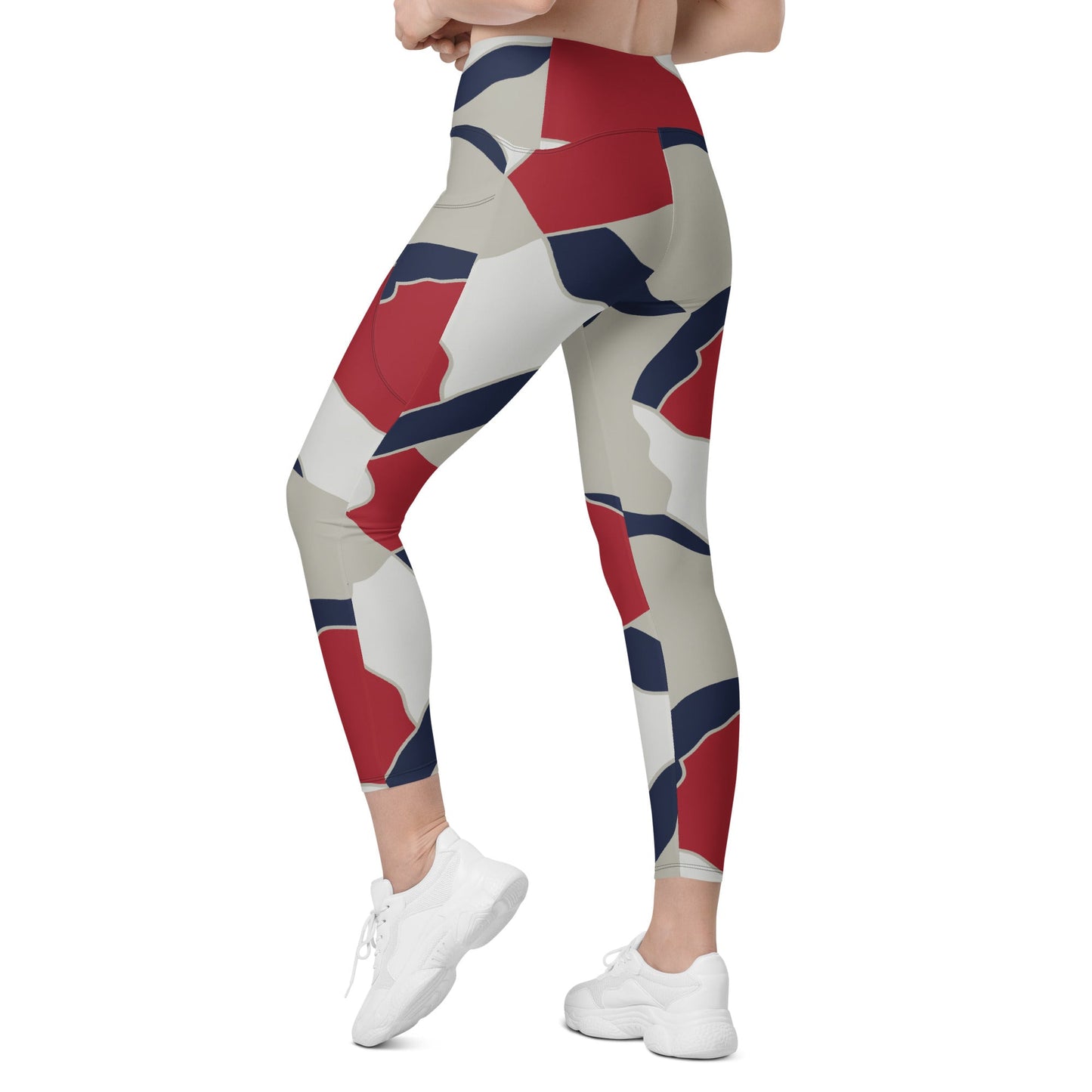 American Patriot Turtle Shell CAMO Womens Leggings with Pockets