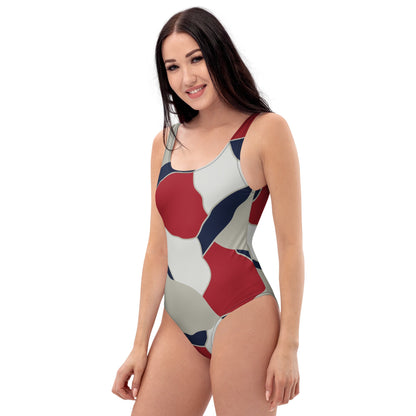 American Patriot Turtle Shell CAMO Womens One-Piece Swimsuit