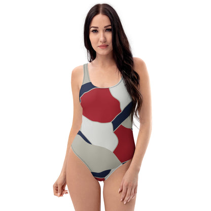 American Patriot Turtle Shell CAMO Womens One-Piece Swimsuit - XS