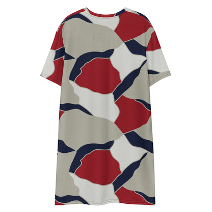 American Patriot Turtle Shell CAMO Womens T-Shirt Dress