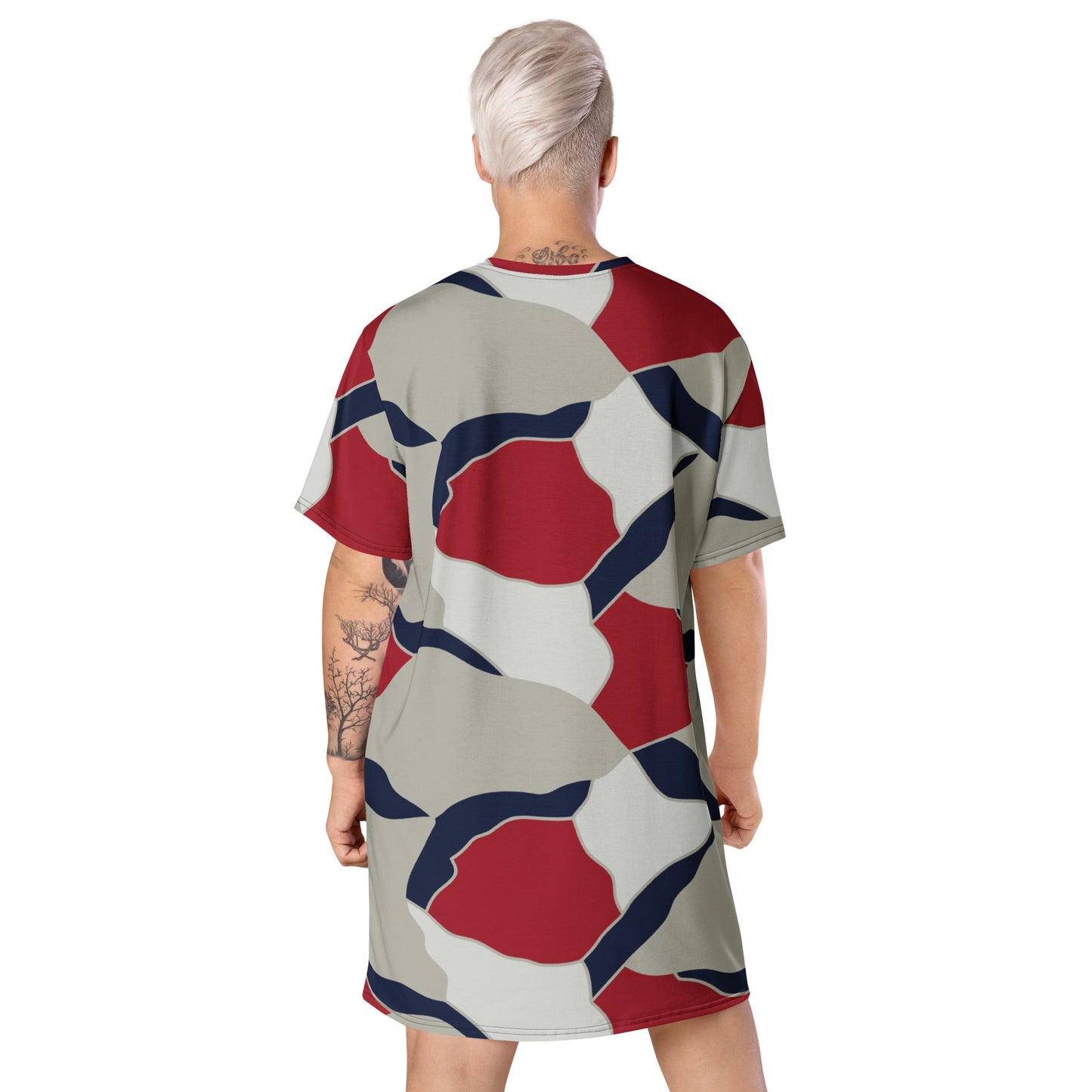 American Patriot Turtle Shell CAMO Womens T-Shirt Dress