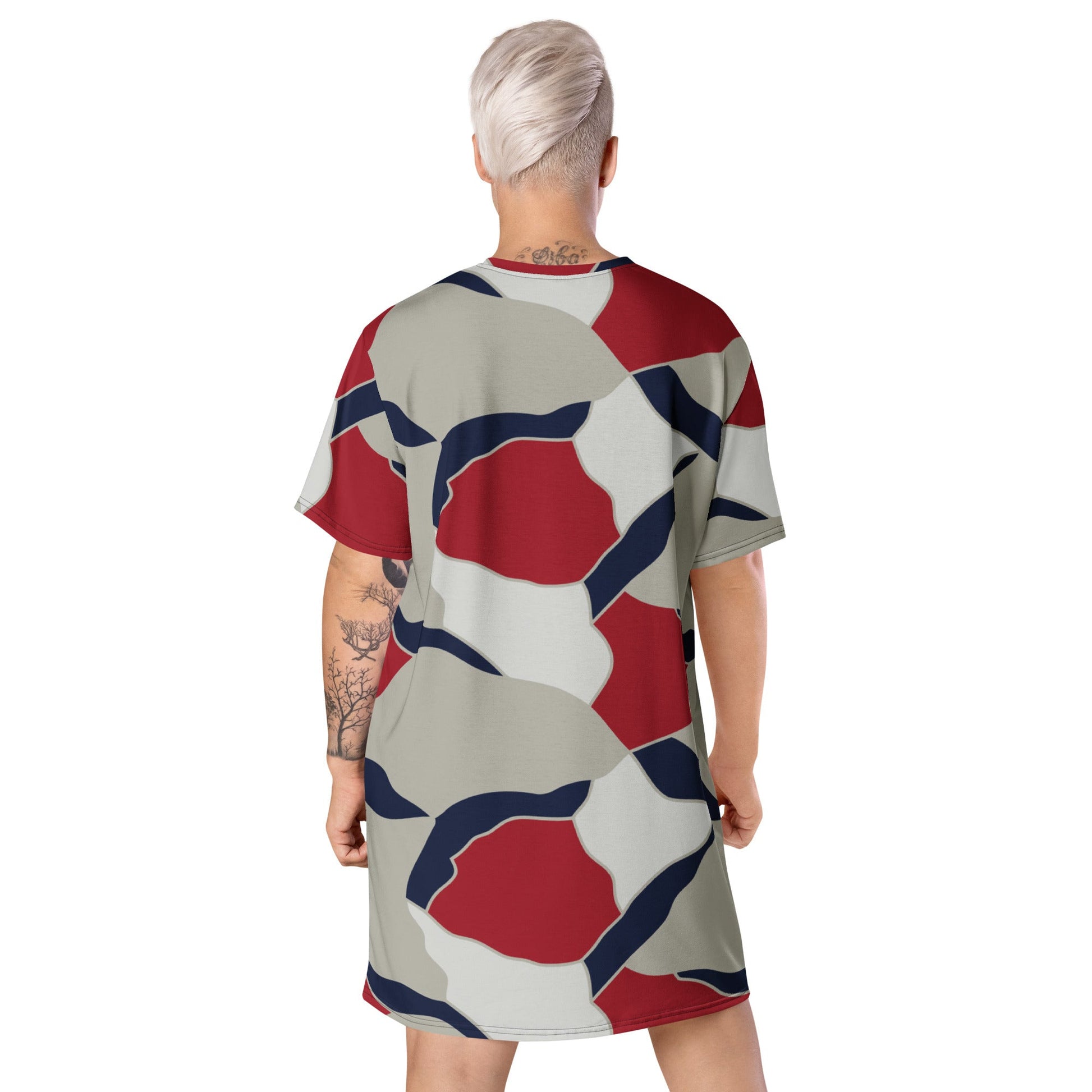 American Patriot Turtle Shell CAMO Womens T-Shirt Dress