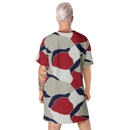 American Patriot Turtle Shell CAMO Womens T-Shirt Dress