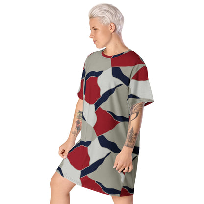 American Patriot Turtle Shell CAMO Womens T-Shirt Dress