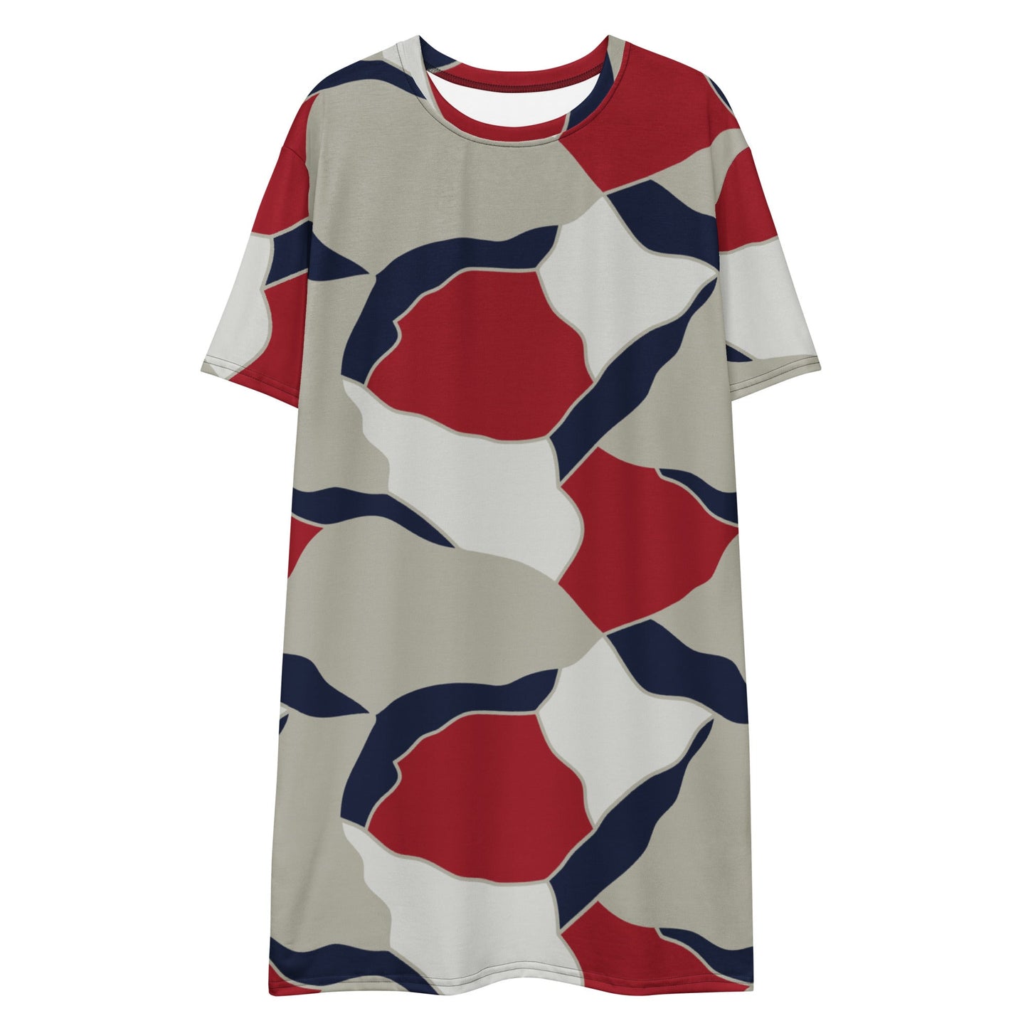 American Patriot Turtle Shell CAMO Womens T-Shirt Dress