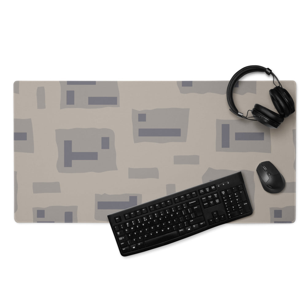 American T-Block Desert CAMO Gaming mouse pad - 36″×18″ - Mouse Pad