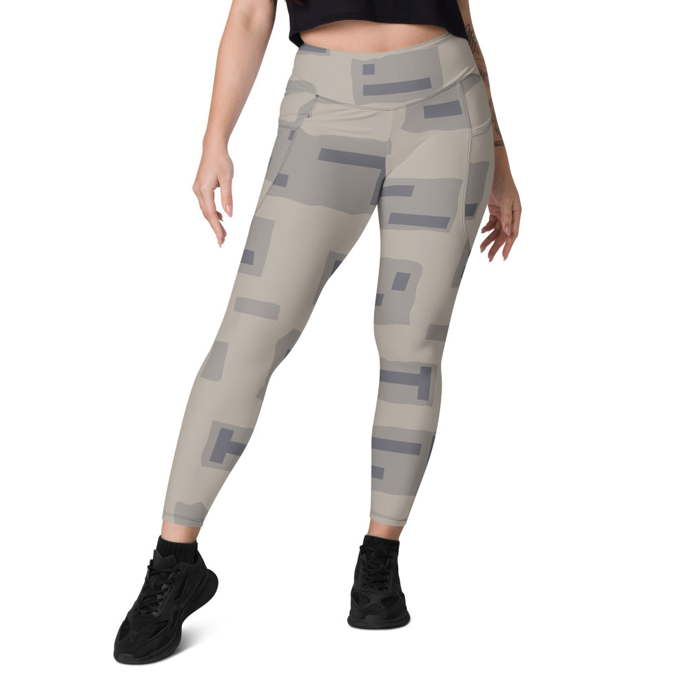 American T-Block Desert CAMO Leggings with pockets - Womens With Pockets