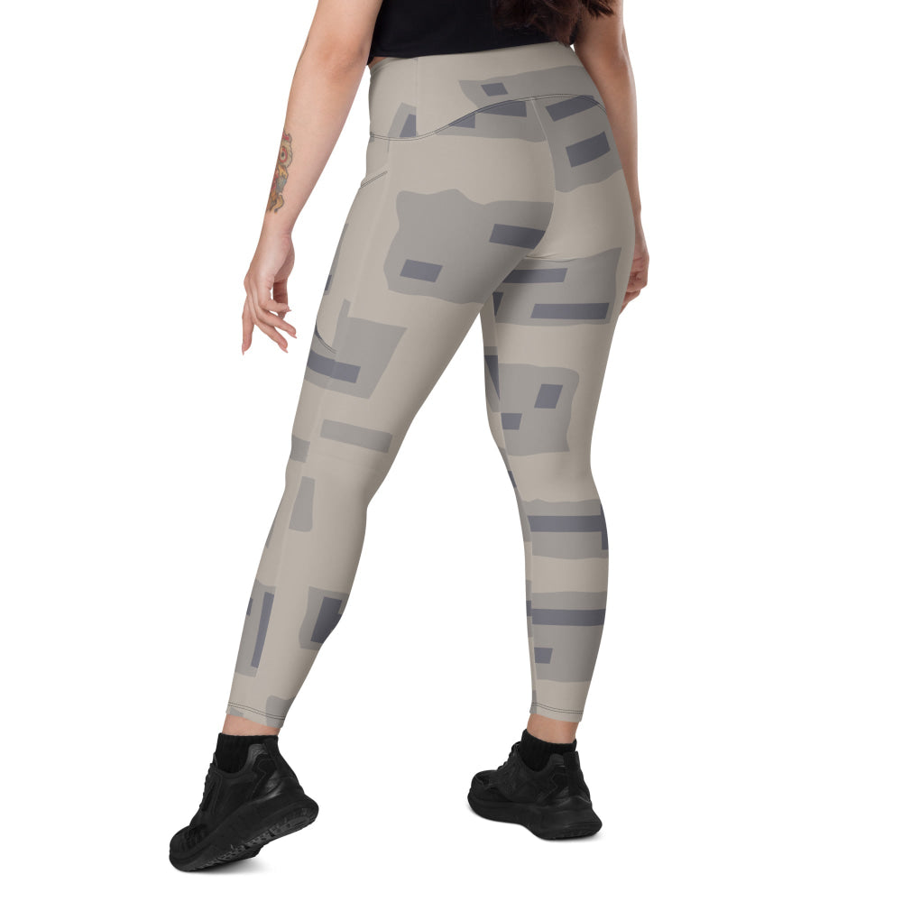 American T-Block Desert CAMO Leggings with pockets - Womens With Pockets