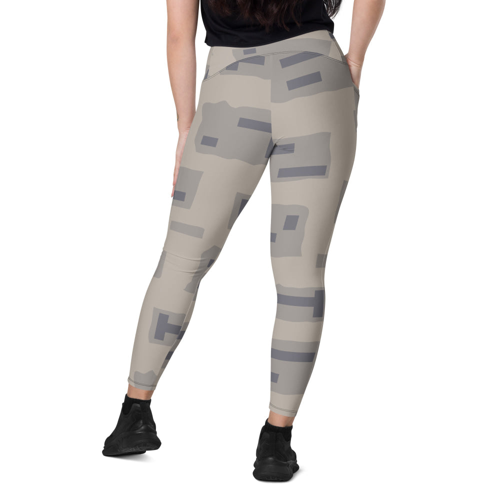 American T-Block Desert CAMO Leggings with pockets - Womens With Pockets