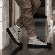 T-Block Desert CAMO Mens High-Top Canvas Shoes - Black / 5