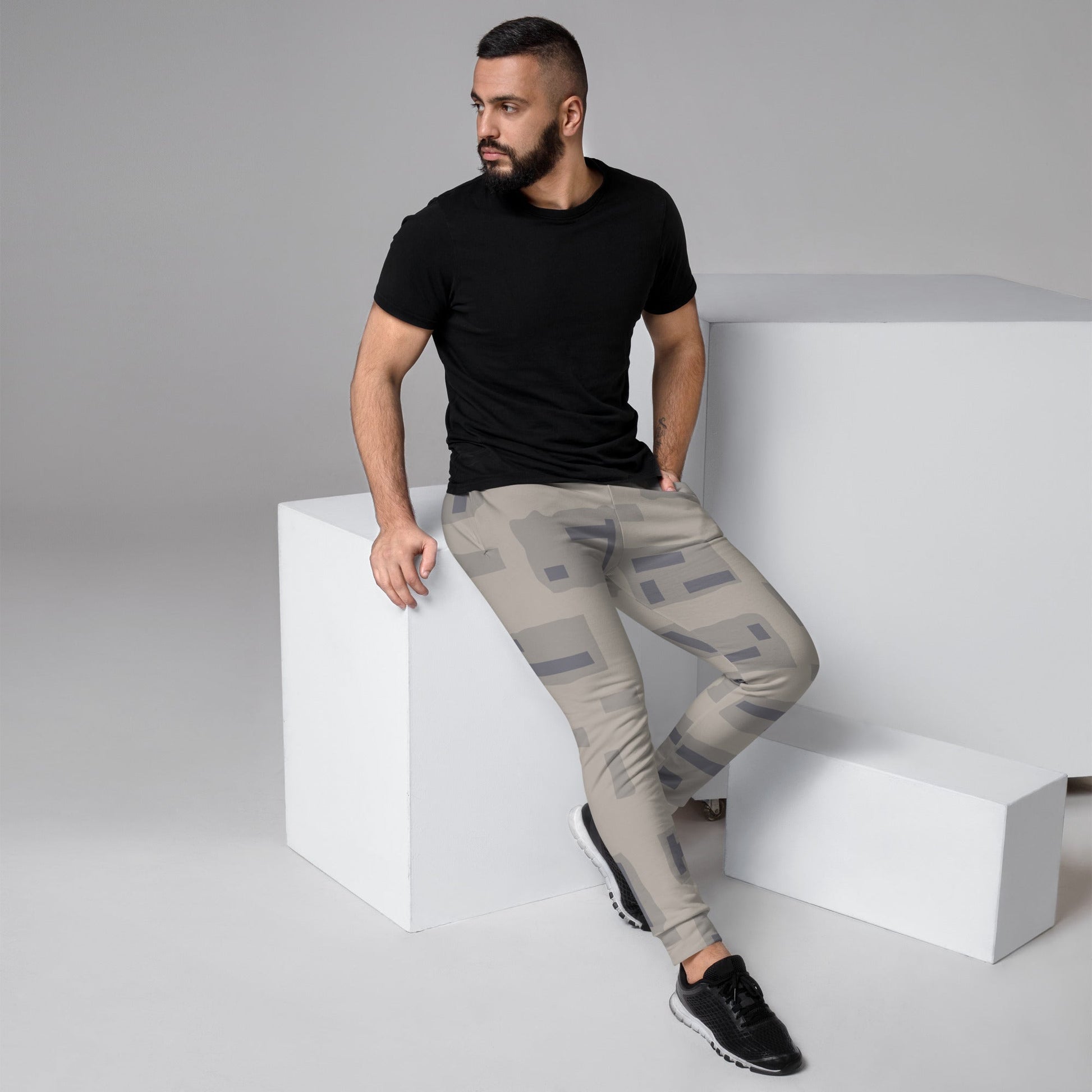 American T-Block Desert CAMO Mens Joggers - XS