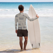 T-Block Desert CAMO Mens Long-Sleeve Rash Guard