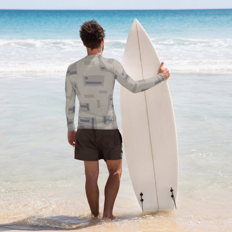 T-Block Desert CAMO Mens Long-Sleeve Rash Guard