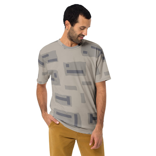 American T-Block Desert CAMO Mens T-shirt - T-Shirts