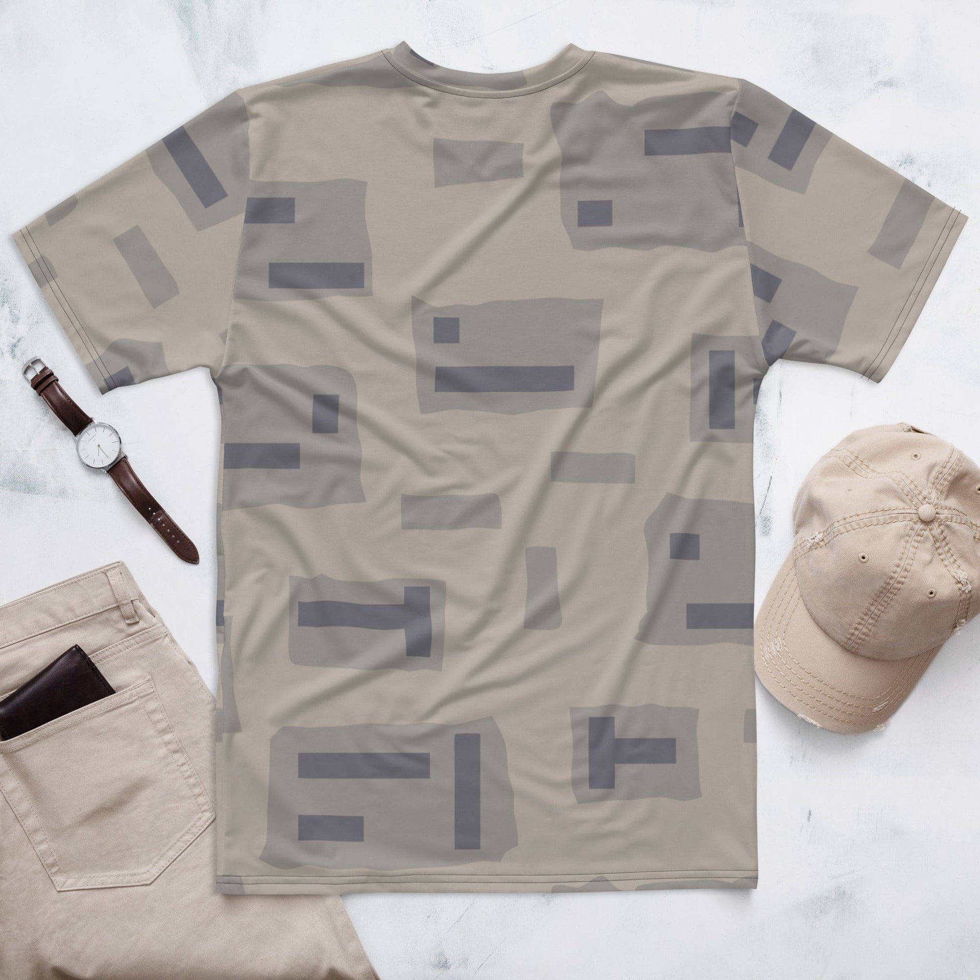 American T-Block Desert CAMO Men’s T-shirt - Mens T-Shirt