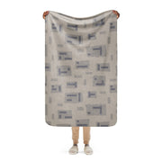 T-Block Desert CAMO Sherpa Blanket - 37″×57″