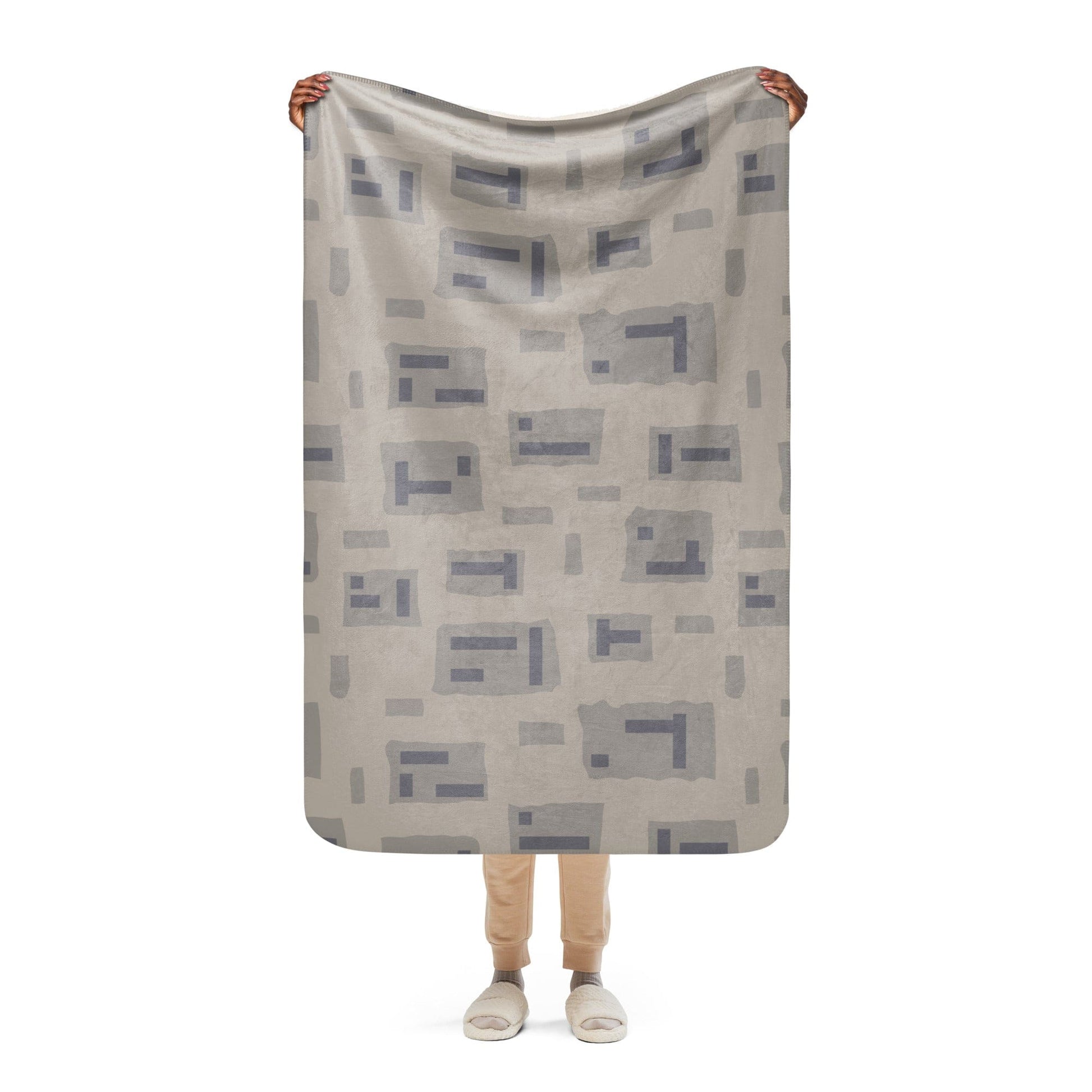 American T-Block Desert CAMO Sherpa blanket - 37″×57″ - Blanket