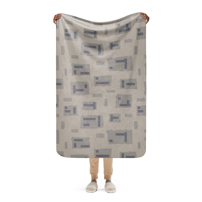 T-Block Desert CAMO Sherpa Blanket - 37″×57″