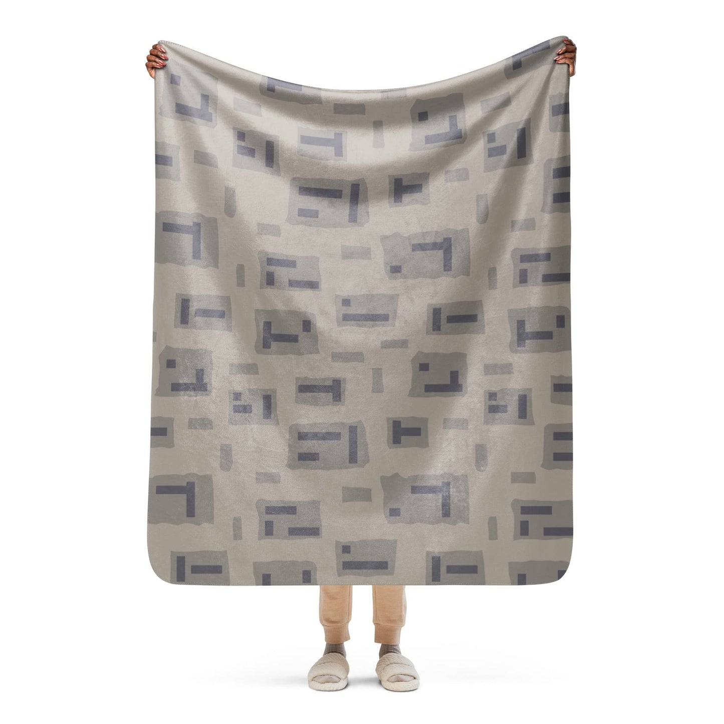 American T-Block Desert CAMO Sherpa blanket - 50″×60″ - Blanket