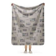 T-Block Desert CAMO Sherpa Blanket - 50″×60″