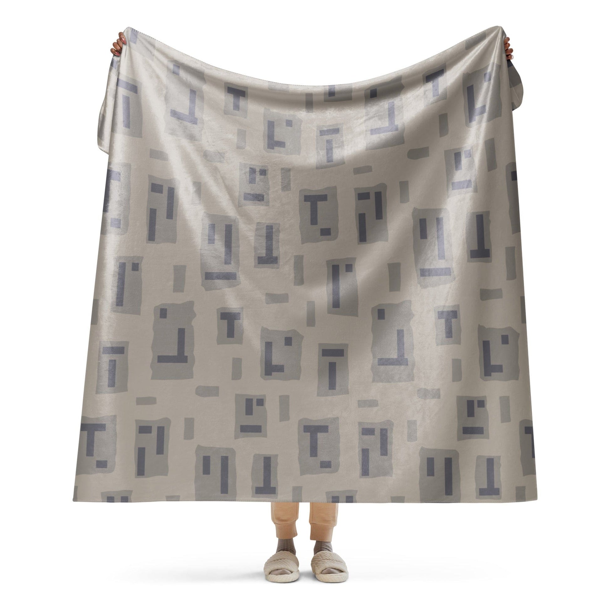 American T-Block Desert CAMO Sherpa blanket - 60″×80″ - Blanket