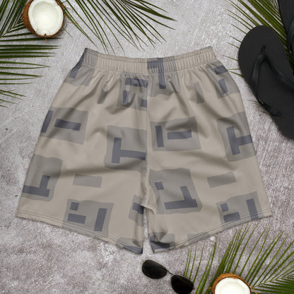 American T-Block Desert CAMO Unisex Athletic Long Shorts