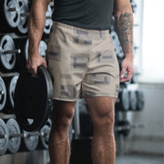 T-Block Desert CAMO Unisex Athletic Long Shorts - XS