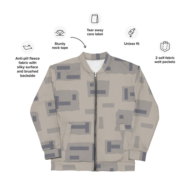 T-Block Desert CAMO Unisex Bomber Jacket