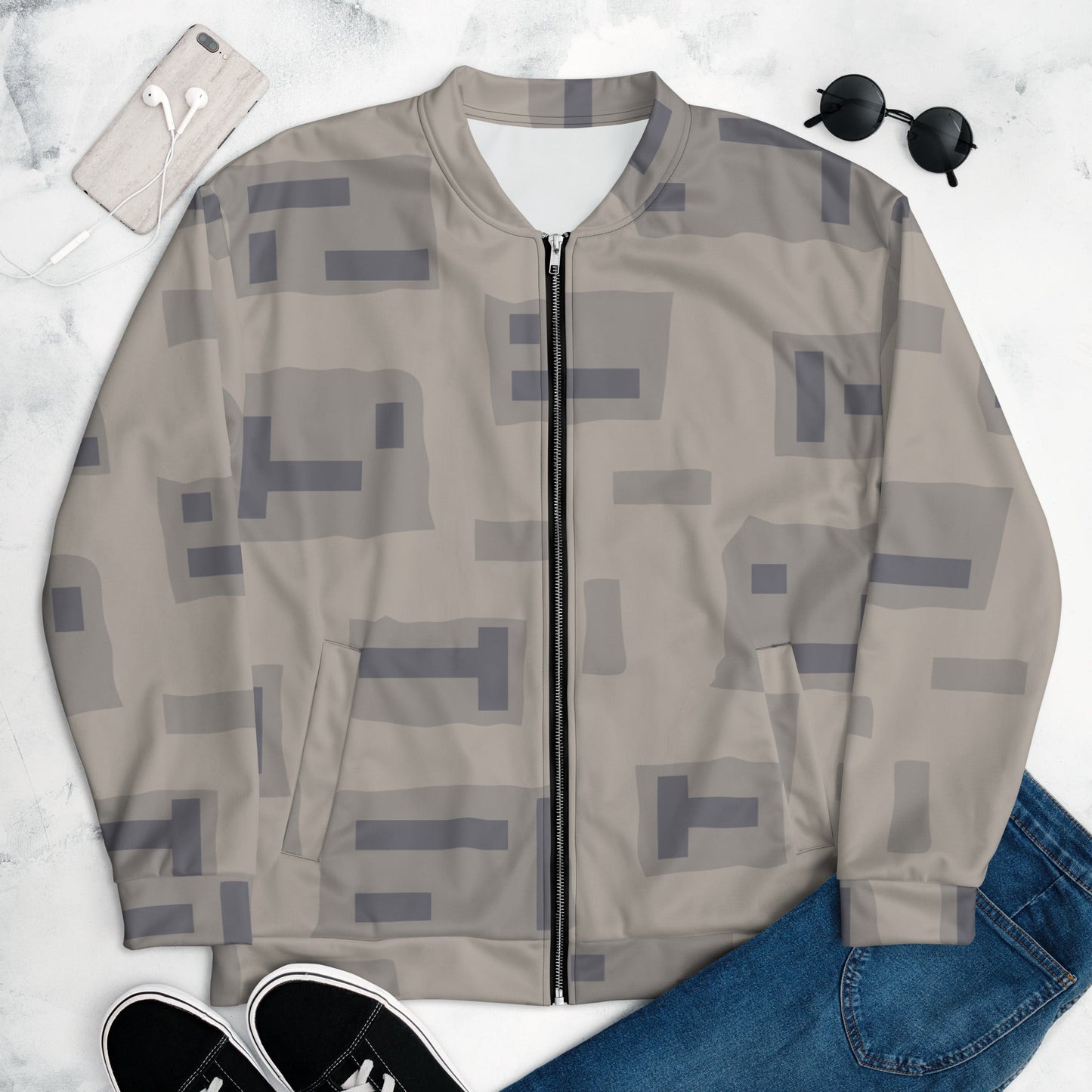 American T-Block Desert CAMO Unisex Bomber Jacket - XS - Jackets
