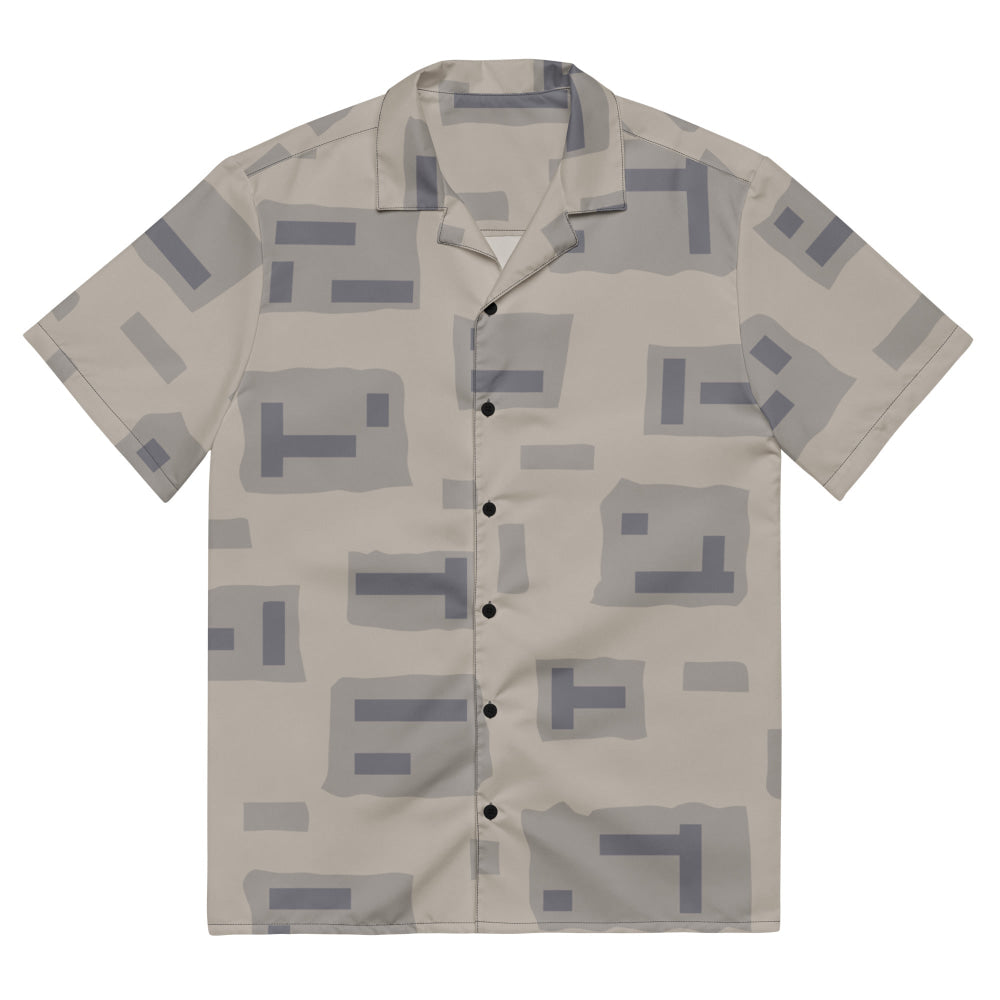 American T-Block Desert CAMO Unisex button shirt - 2XS - Button Shirt